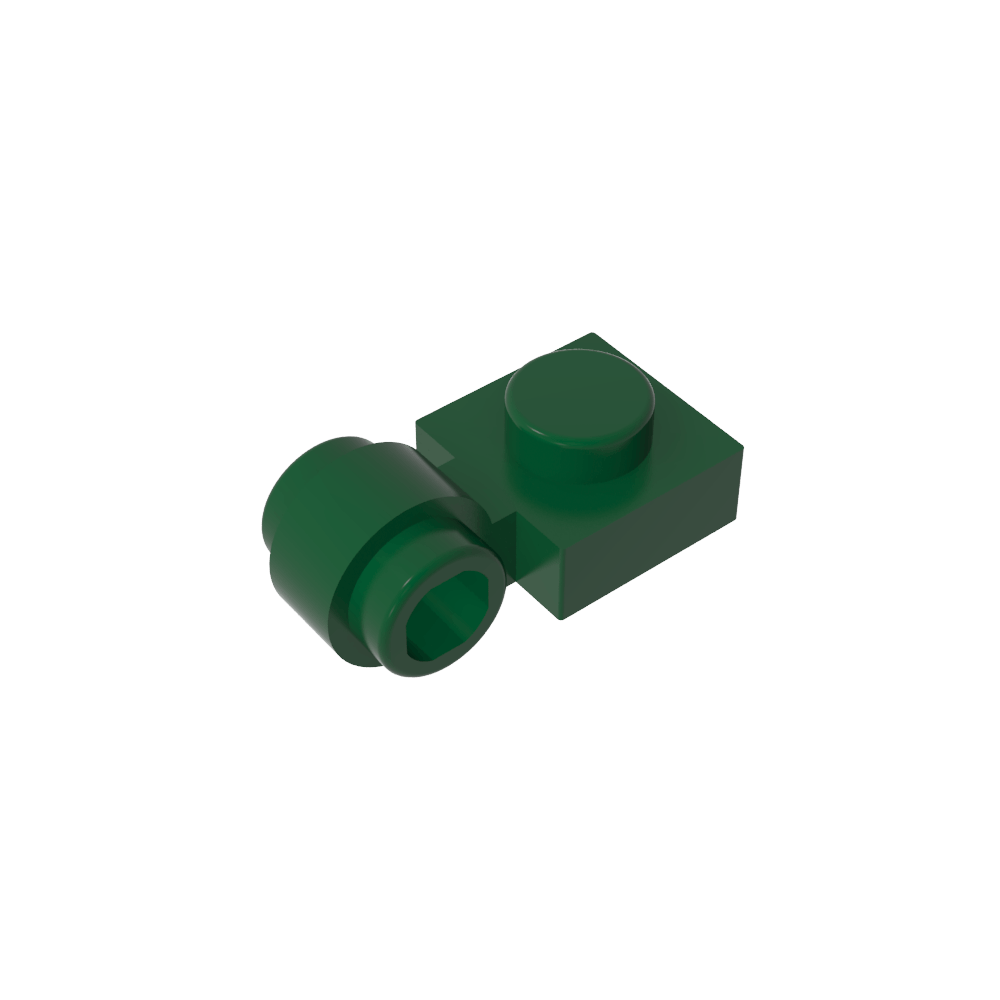 Plate Special 1 x 1 with Clip Light [Thick Ring]-MyGobricks