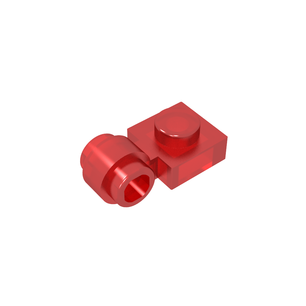 Plate Special 1 x 1 with Clip Light [Thick Ring]-MyGobricks
