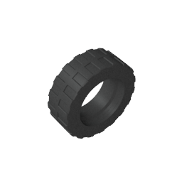 Tyre 17.5 x 6 with Shallow Staggered Treads-MyGobricks