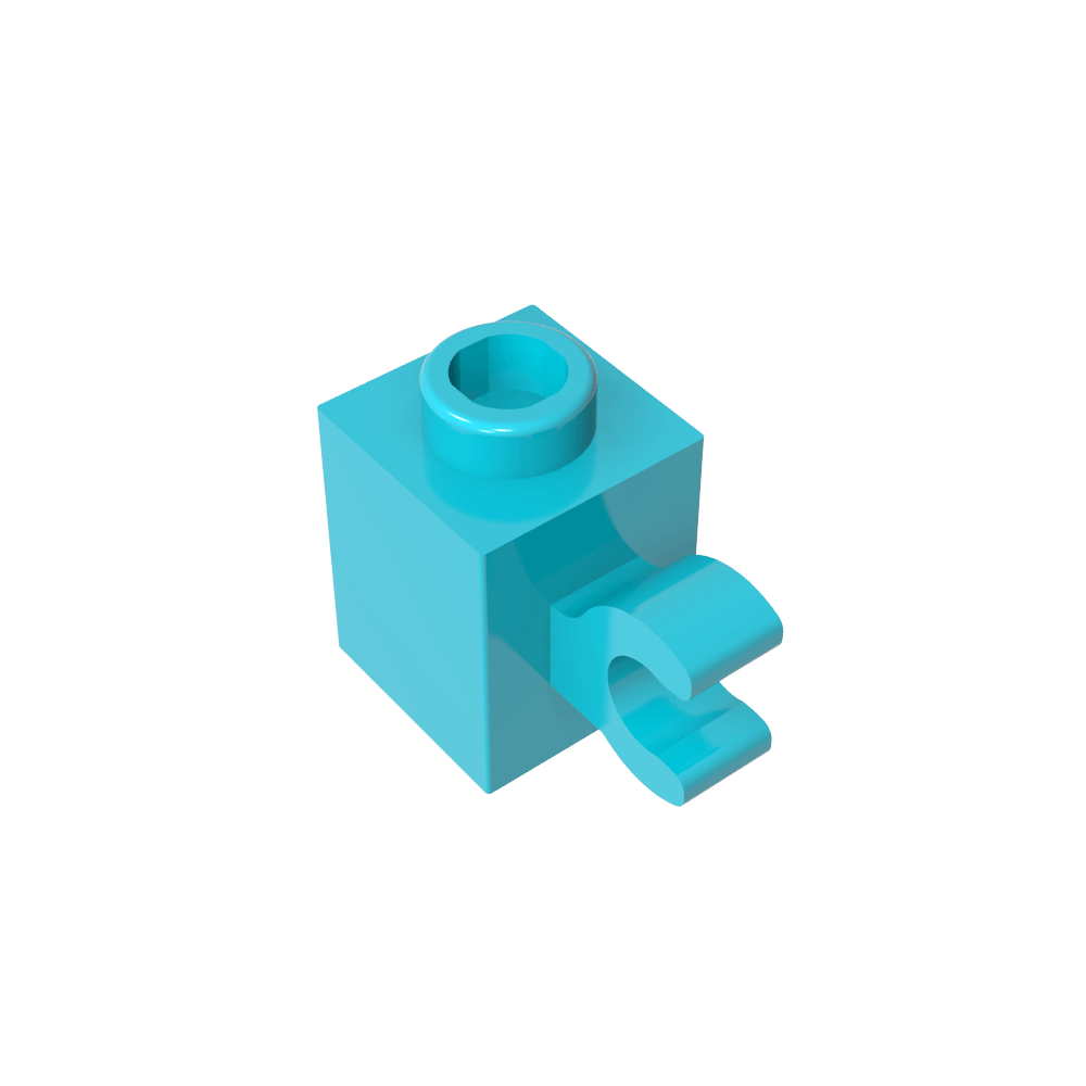 Brick Special 1 x 1 with Clip Horizontal-MyGobricks