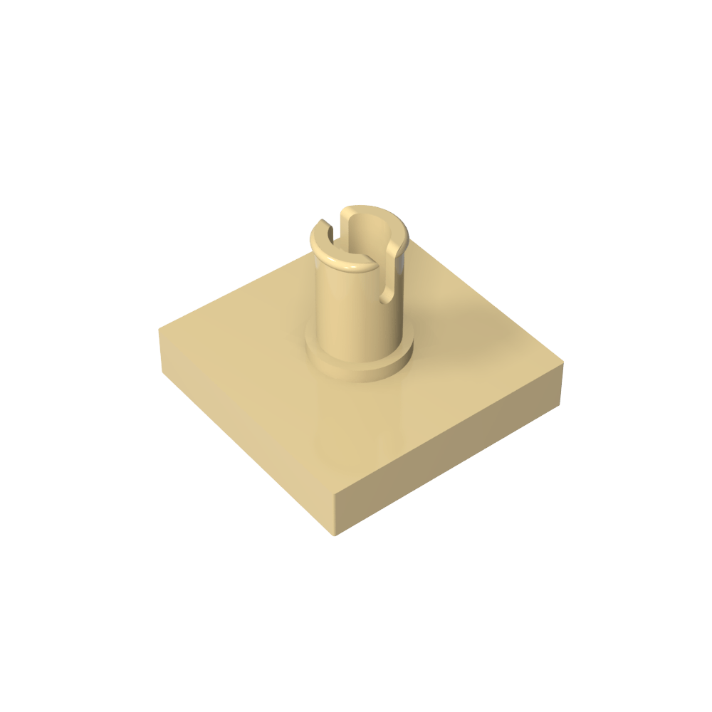 Tile Special 2 x 2 with Pin-MyGobricks