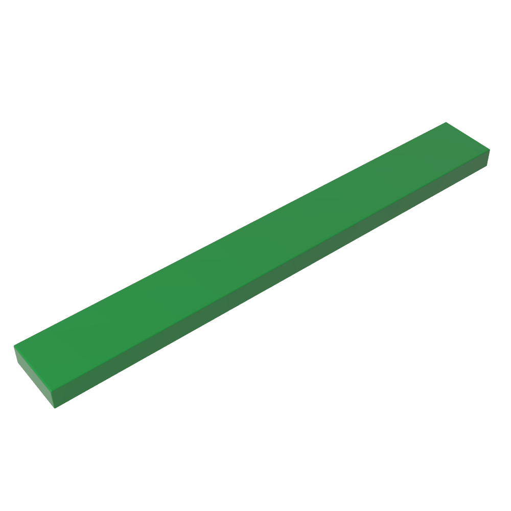 Tile 1 x 8 with Groove
