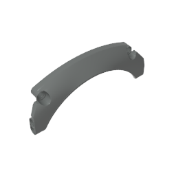 Technic Panel Car Mudguard Arched 13 x 2 x 3-MyGobricks