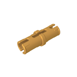 Technic Pin with Friction Ridges Lengthwise with No Center Slots