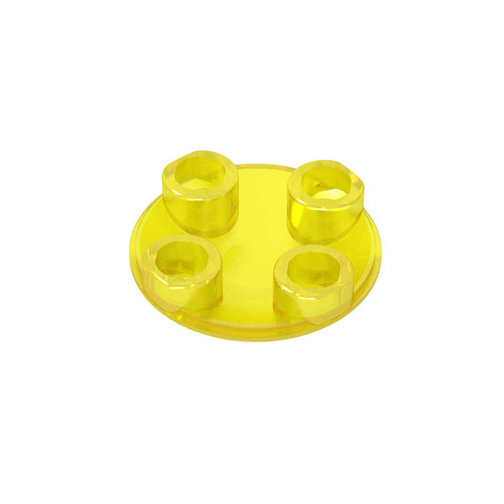 Plate Round 2 x 2 with Rounded Bottom [Boat Stud]