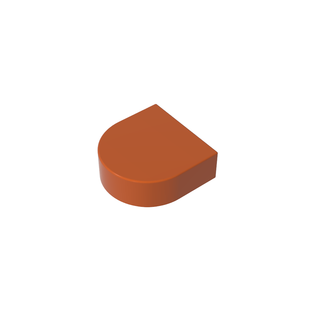 Tile 1 x 1 Half Circle