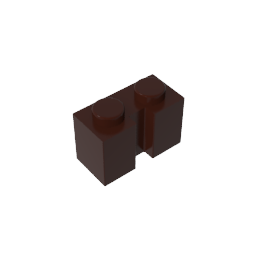 Brick Special 1 x 2 with Groove