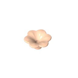 Plant, Outdoor Accessory Kit, Flower with 6 Rounded Petals and Pin