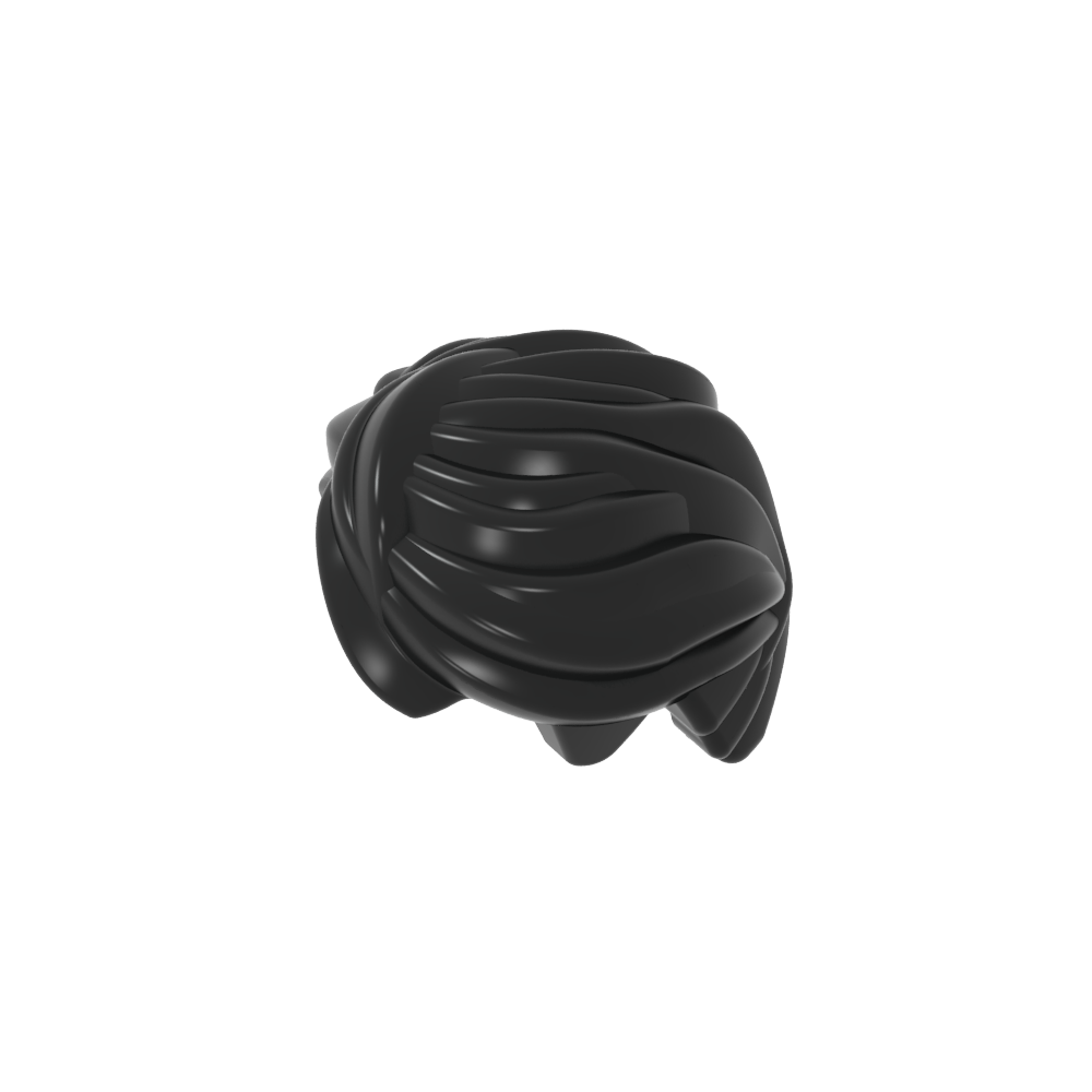 Gobricks Figure Hair Swept Back, Tousled-MyGobricks