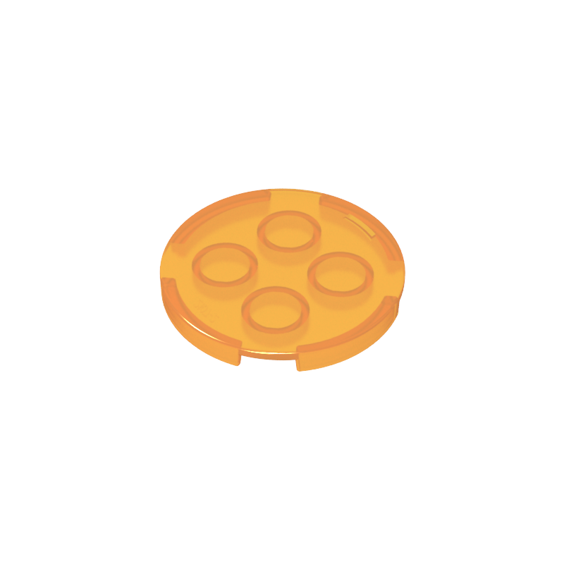 3x3 smooth round plate
