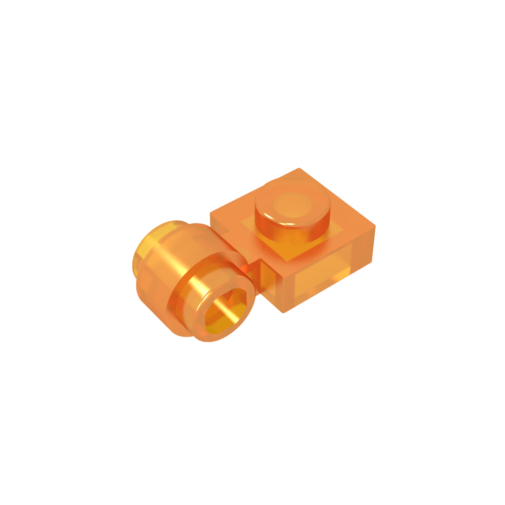 Plate Special 1 x 1 with Clip Light [Thick Ring]-MyGobricks