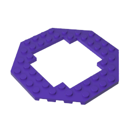 Plate Special 10 x 10 Octagonal Open Center