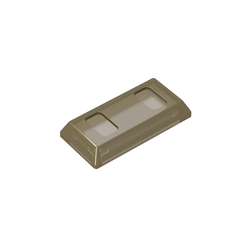 Tile Special 1 x 2 with Sloped Walls AKA Money / Gold Bar [Ingot]