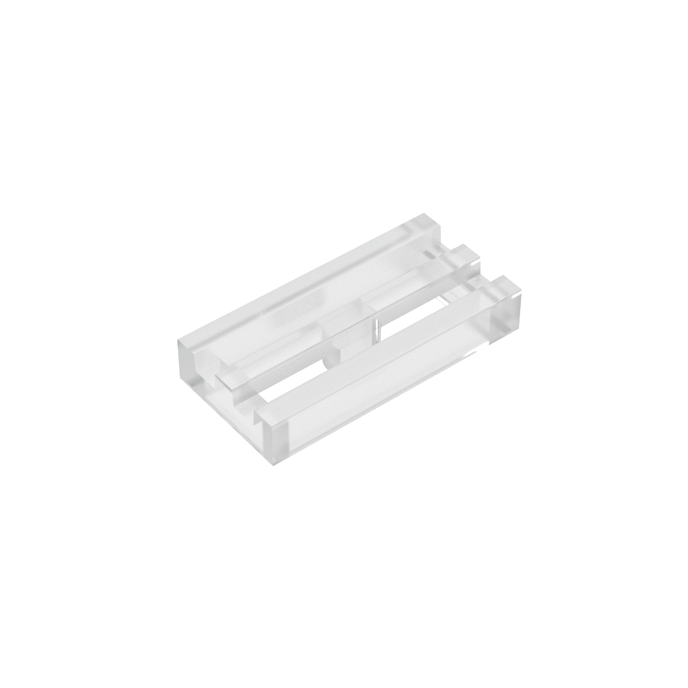 Tile Special 1 x 2 Grille with Bottom Groove