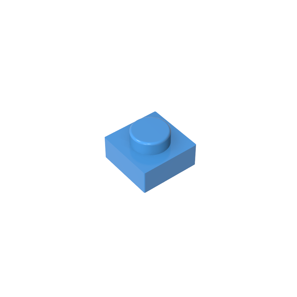 Plate 1 x 1-MyGobricks