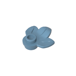 Plant, Plate 1 x 1 Round with 3 Leaves