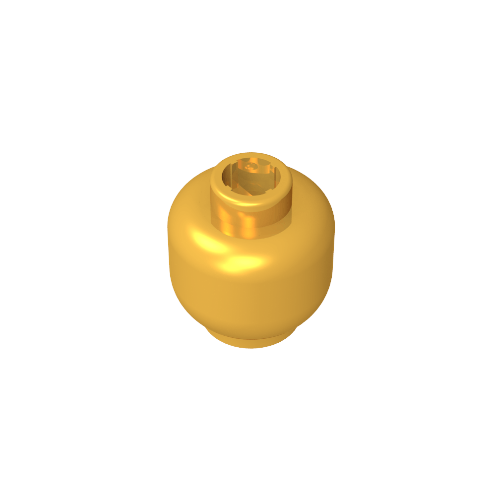 Minifig Head Plain [Blocked Open Stud]