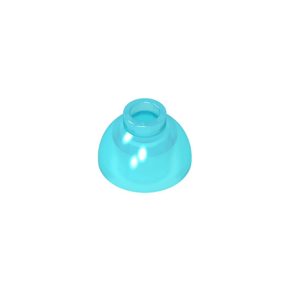 Brick Round 1.5 x 1.5 Dome Top [Plain]-MyGobricks