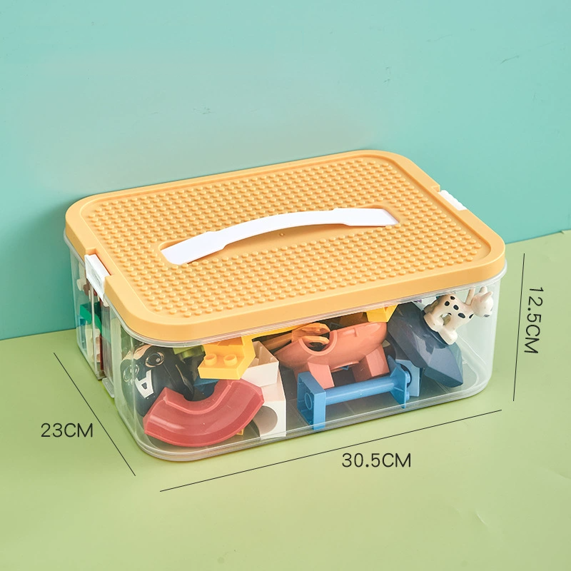 Multi-Compartment Sorting Box for Building Blocks, Parts Classification Storage Box
