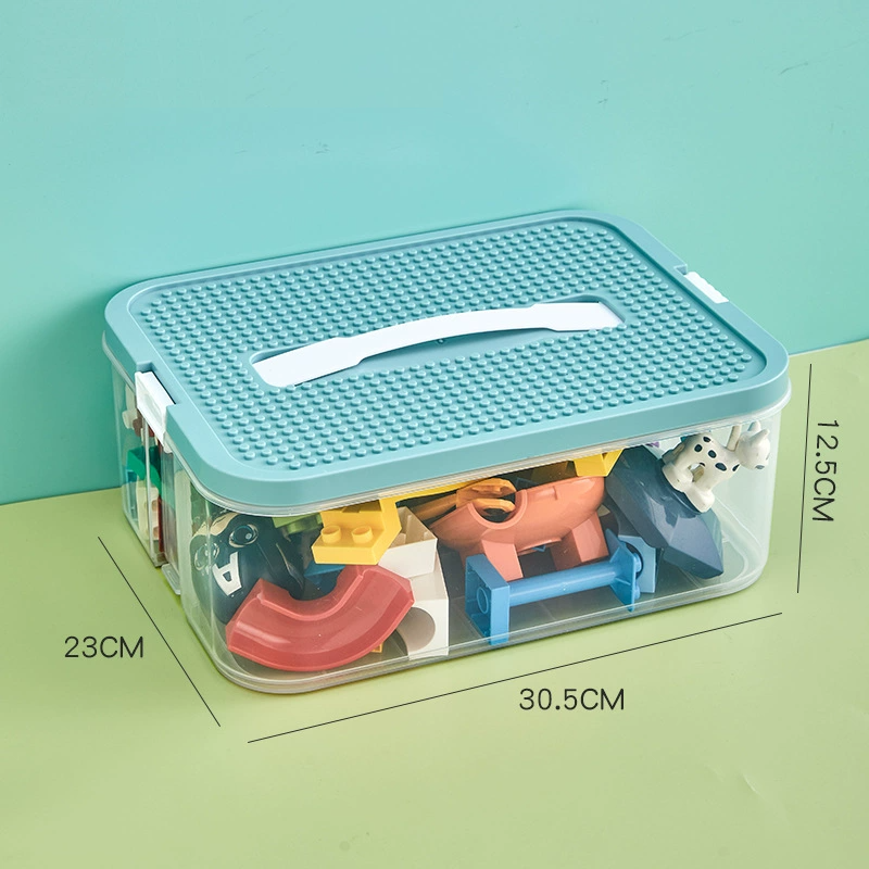 Multi-Compartment Sorting Box for Building Blocks, Parts Classification Storage Box