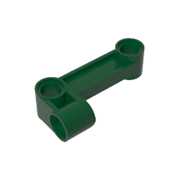 Technic Pin Connector Perpendicular 2 x 4 Bent - Beam with 90 Hole Ø 4.8