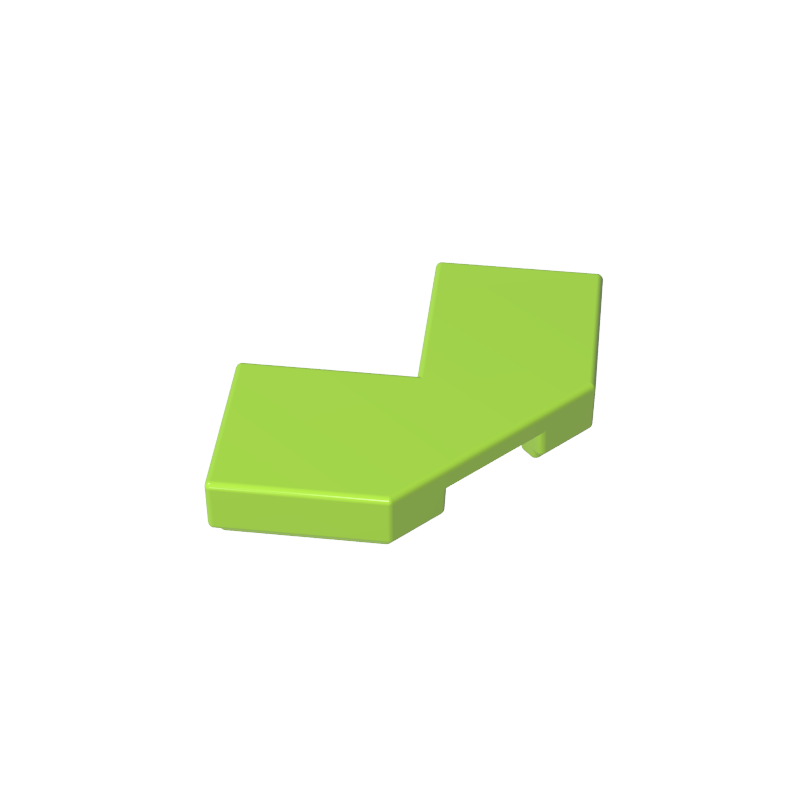 2x2 debeveled corner glossy panel