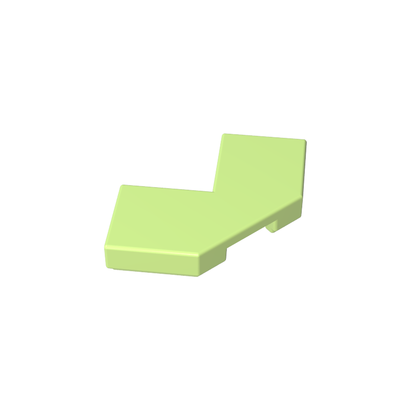 2x2 debeveled corner glossy panel