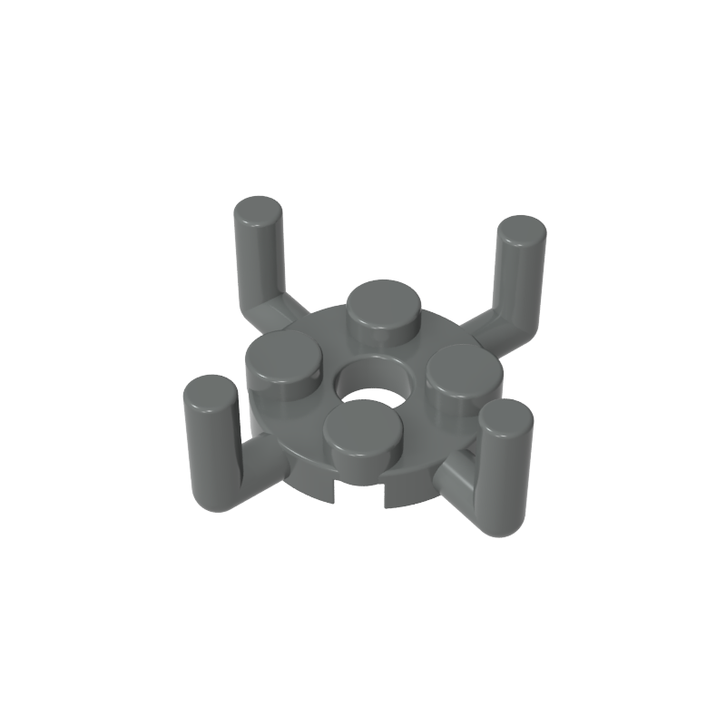 2x2 four-sided plate with upward curved handles