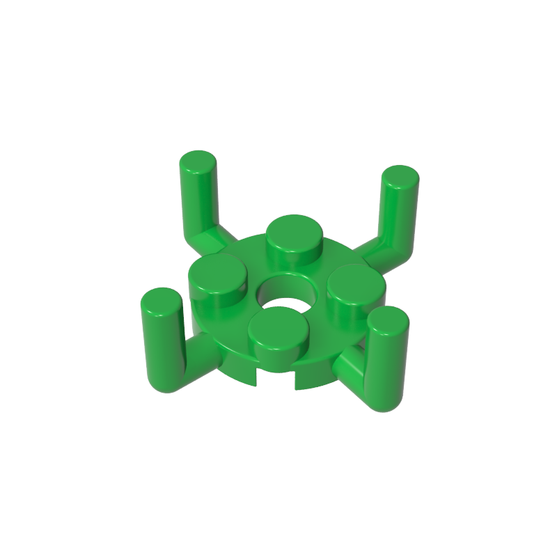 2x2 four-sided plate with upward curved handles