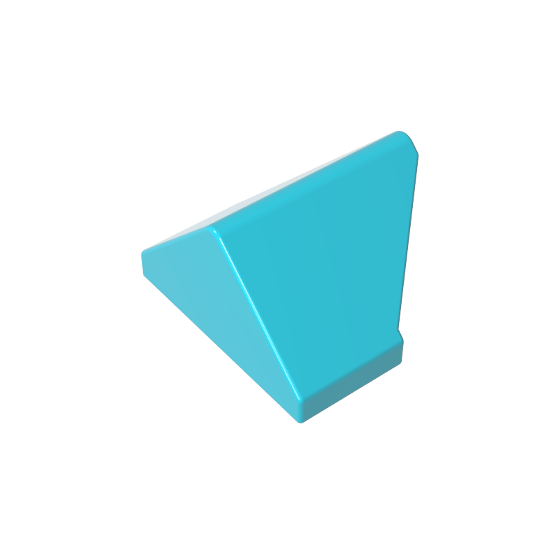 1x2 45° Double Side Slope Facing Tiles