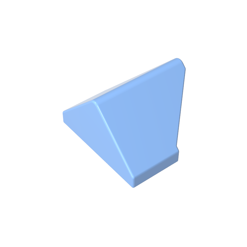 1x2 45° Double Side Slope Facing Tiles