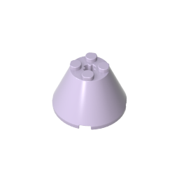 Cone 4 x 4 x 2 with Axle Hole [Plain]