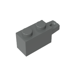 Hinge Brick 1 x 2 Locking with 1 Finger Horizontal End-MyGobricks