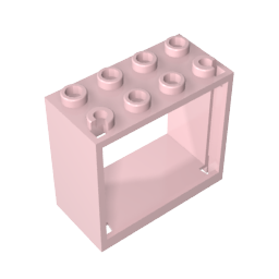 Window 2 x 4 x 3 Frame with Hollow Studs