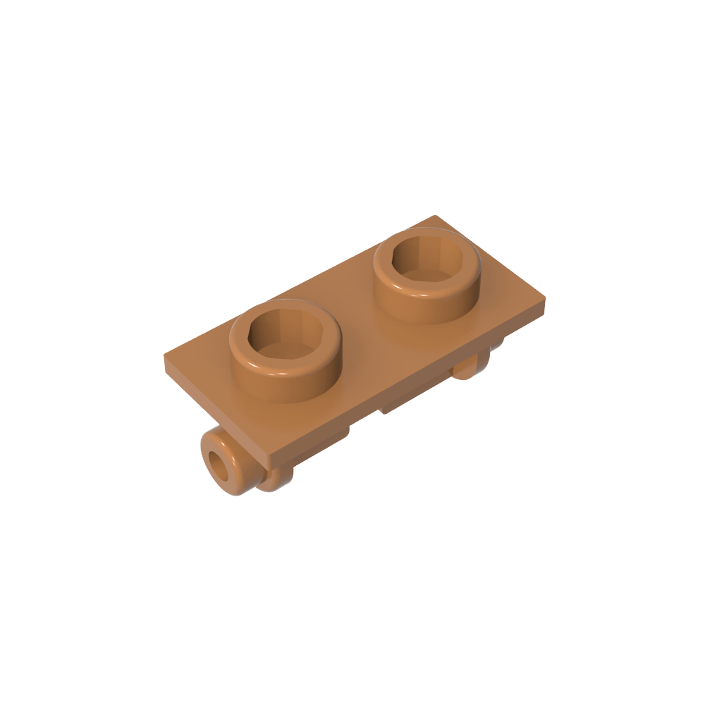 Hinge Brick 1 x 2 Top Plate Thin-MyGobricks