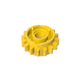 Technic Gear 16 Tooth with Clutch on Both Sides