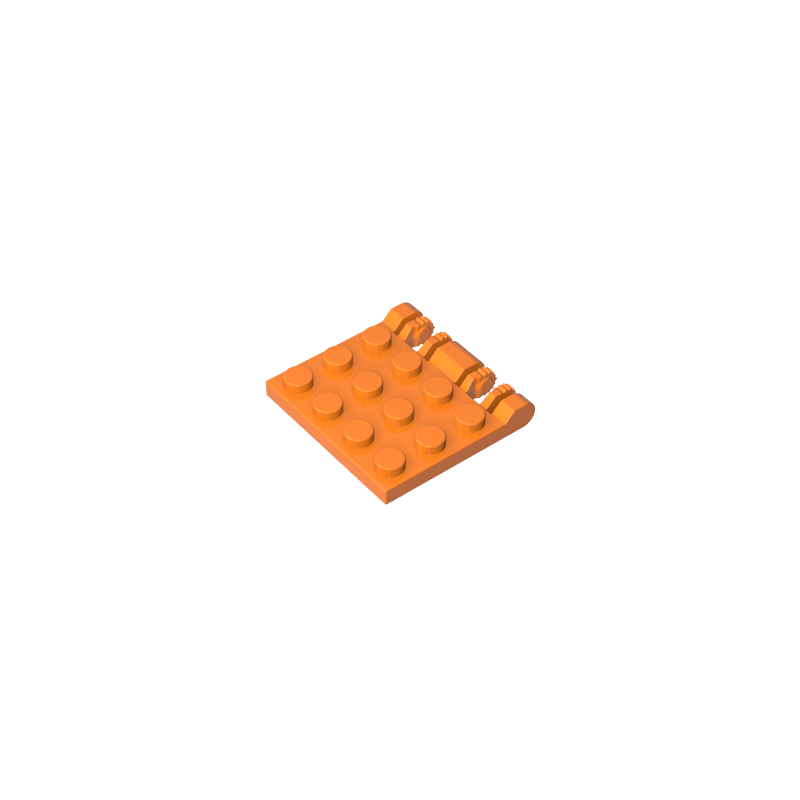 3x4 hinge plate