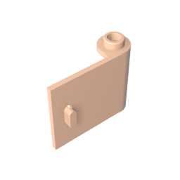 Door 1 x 3 x 2 Right - Open Between Top and Bottom Hinge