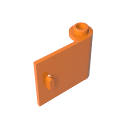 Door 1 x 3 x 2 Right - Open Between Top and Bottom Hinge