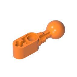 Beam 1 x 2 with Ball Joint Straight