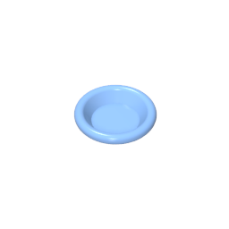 Equipment Dish / Plate / Bowl 3 x 3 [Plain]