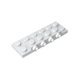 2x6 Single-sided adapter plate with 4-particle connector