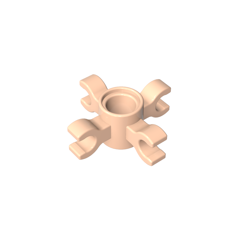 Four-sided clamp bolt connector