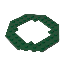 Plate Special 10 x 10 Octagonal Open Center