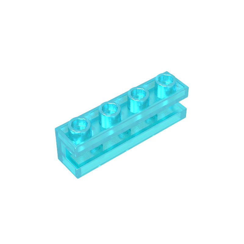 1x4 brick with horizontal groove