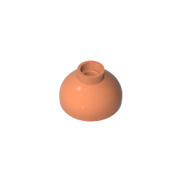 Brick Round 2 x 2 Dome Bottom [Open Stud]