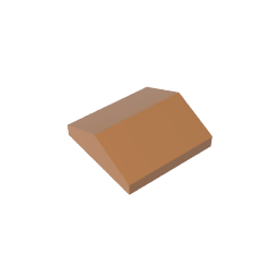 2x2 Sloped Brick