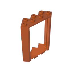 Door Frame 4 x 4 x 6 Corner-MyGobricks