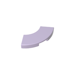 Tile 2 x 2 Curved, Macaroni