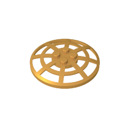 Dish 6 x 6 Inverted [Radar / Webbed / anti-studs at  90°]